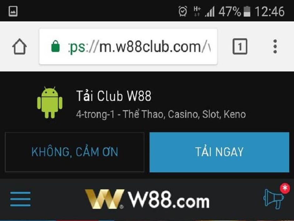 Lợi ích khi cá cược W88 trên di động