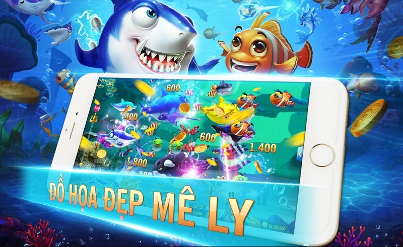 Thiết kế đẹp mắt của game bắn cá 22Bet