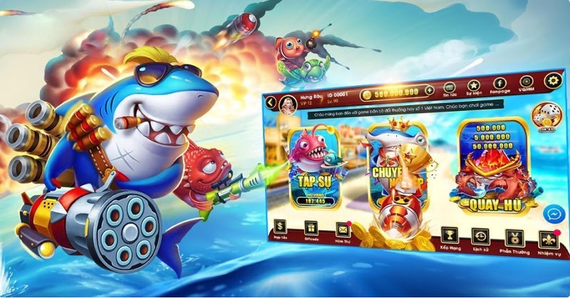 Hệ thống trò chơi tại cổng game bắn cá K8