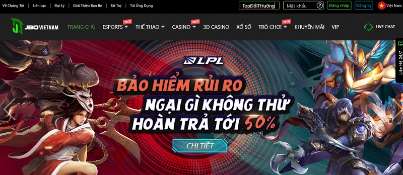 Giới thiệu sân chơi game bắn cá JBO