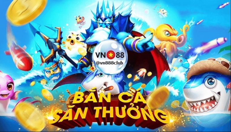 Hệ thống bắn cá VN88 với đa dạng trò chơi