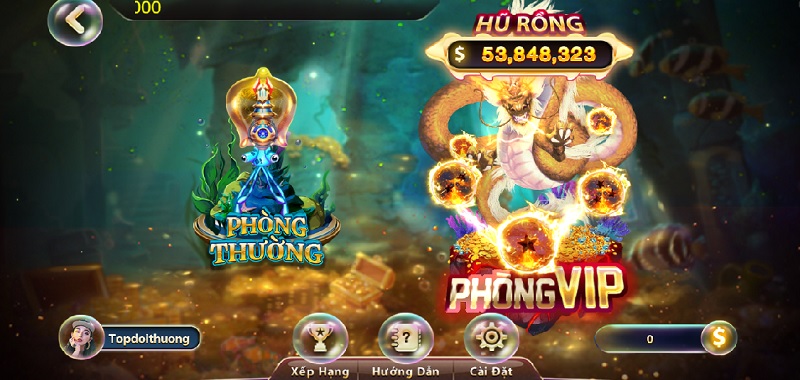 Tựa game Vua săn cá hấp dẫn thuộc kho game Bắn cá Red88