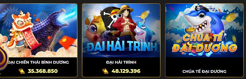 Có rất nhiều trò chơi bắn cá khác nhau cho game thủ lựa chọn