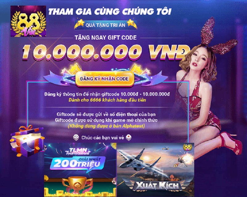 Tham gia sự kiện tri ân nhận liền tay Giftcode R88vin cực hot