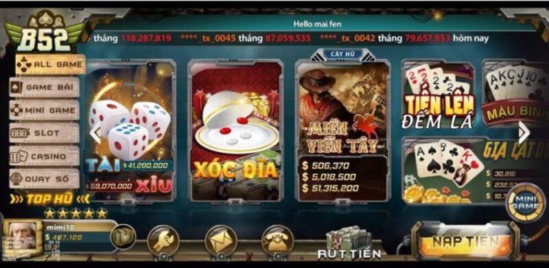 Chơi game nhận giftcode b52 club