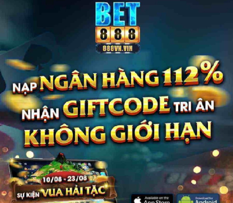 Nạp thẻ nhận ngay Giftcode 888 bet giá trị