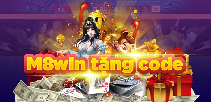 Giftcode m8win giá trị hấp dẫn