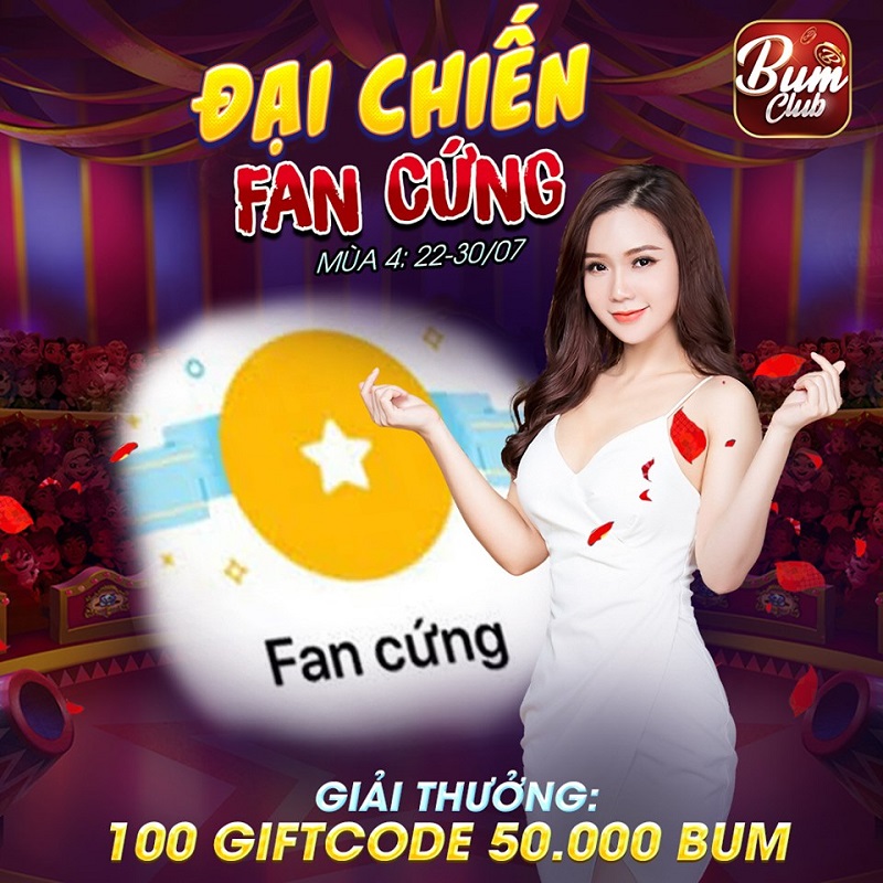 Trở thành fan cứng hứng hàng giftcode Bum86 Club ngon