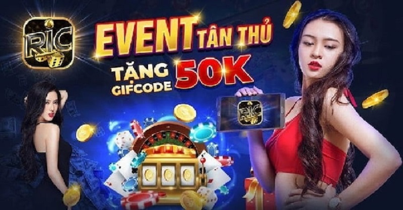 Giftcode tân thủ tại Ric Win Giftcode 