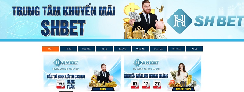 Vô vàn khuyến mãi cực khủng tại SHBet