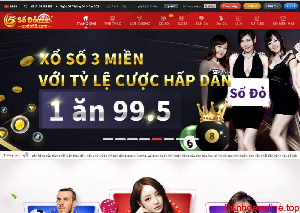  Sodo66 - Nhà cái đẳng cấp vươn tầm quốc tế