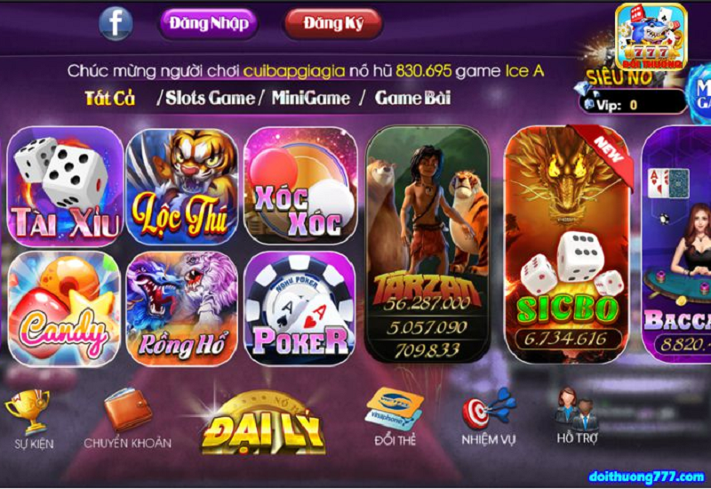 Các xếp hạng dạng bài của Poker Huno Club