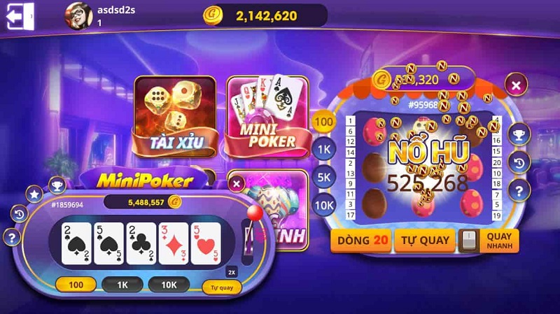 Các vòng đấu Poker R88 Club 