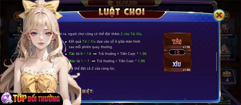 Chờ kết quả và nhận tiền thắng cược Xèng Hoa Quả