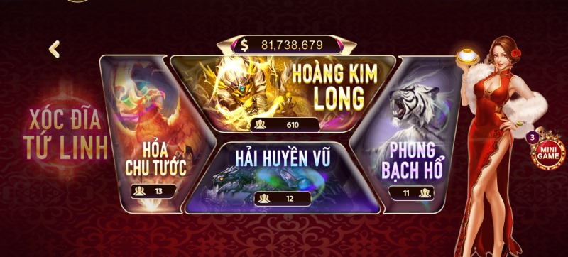 Trải nghiệm chất từ Xóc Đĩa Tứ Linh Sunwin & May Club game thủ không thể bỏ lỡ